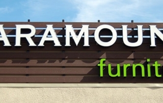 Paramont Furniture Channel Inland Signs
